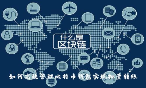 如何高效管理比特币钱包实现批量转账